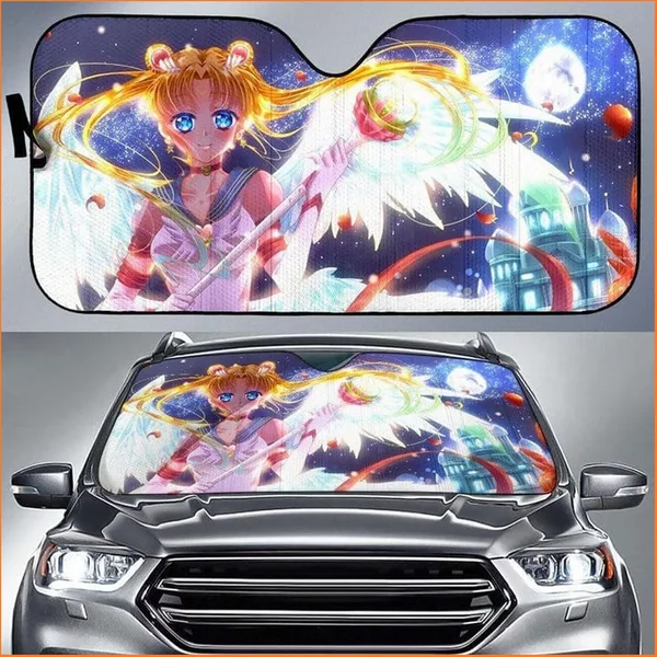 Car Sunshade Sailor Moon Art Anime Auto Sun Shade Sunshade