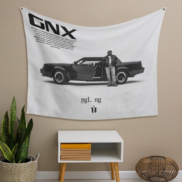 Kendrick Lamar Tapestry - Gnx - Full-Size Wall-Hanging Album Banner-image