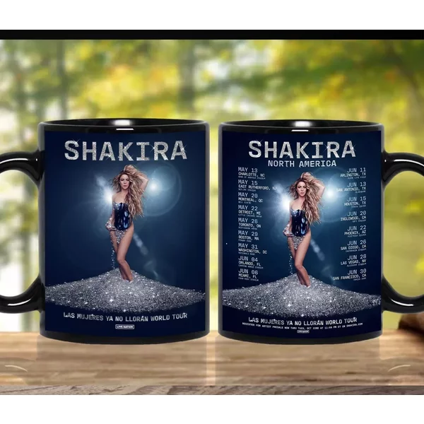 Shakira North American Tour 2025 Coffee Mug