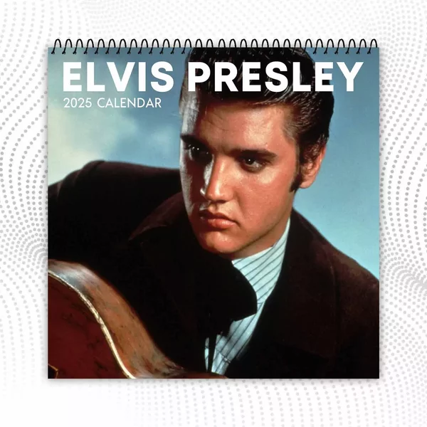 Elvis Presley 2025 Celebrity Wall Calendar Iconic-image