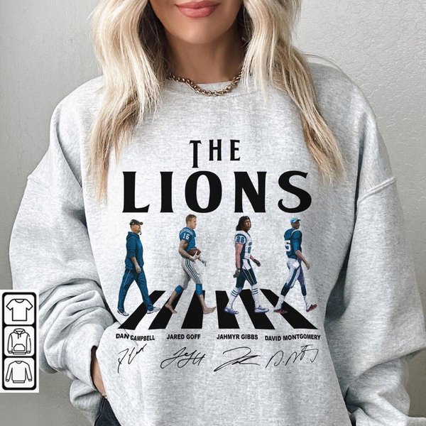 Lions Walking Abbey Road Signatures Football Shirt-image