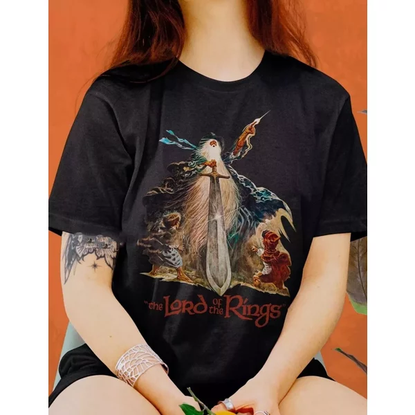 Lord Of The Rings 1978 Movie Gandalf Vintage Fantasy Shirt-image