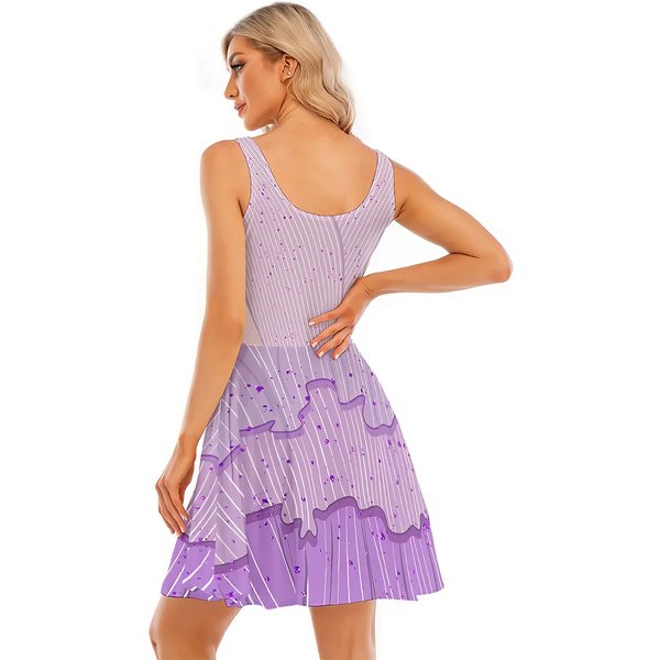Taylor Inspired Purple Dress, Costume, Cupcake Dress, Skater Dress-image