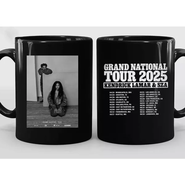 Grand National Tour Mug, Kendrick Lamar Sza Grand National Tour 2025 Mug-image