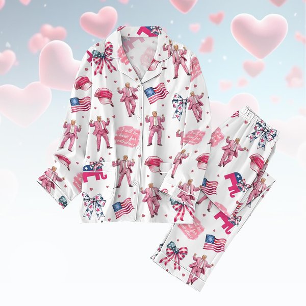 Trump Dancing Pajamas Set - 2024 Campaign Pajamas-image