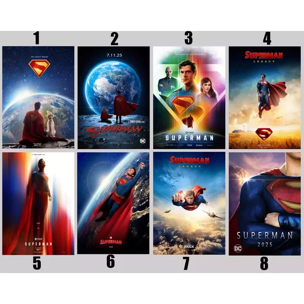 Superman 2025 Movie Poster, Poster Gift Fans-image