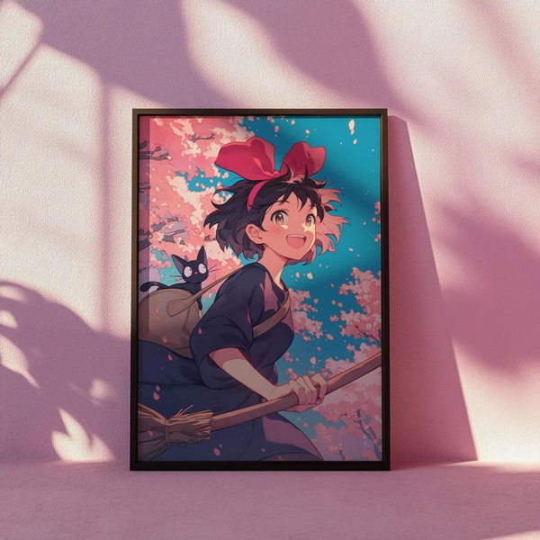 Kiki's Devliery Service Print | Studio Ghibli Poster-image