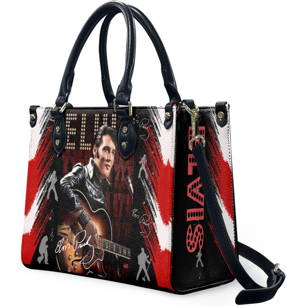 Elvis Presley Leather Bag, Elvis Presley Bag, King Of Rock N Roll Bags-image