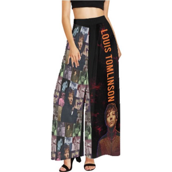 Louis Tomlinson Music 3D Music Tour Women Pajamas Pants-image