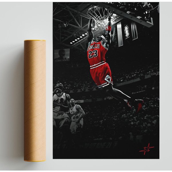 Michael Jordan Poster - Iconic Sports Print-image
