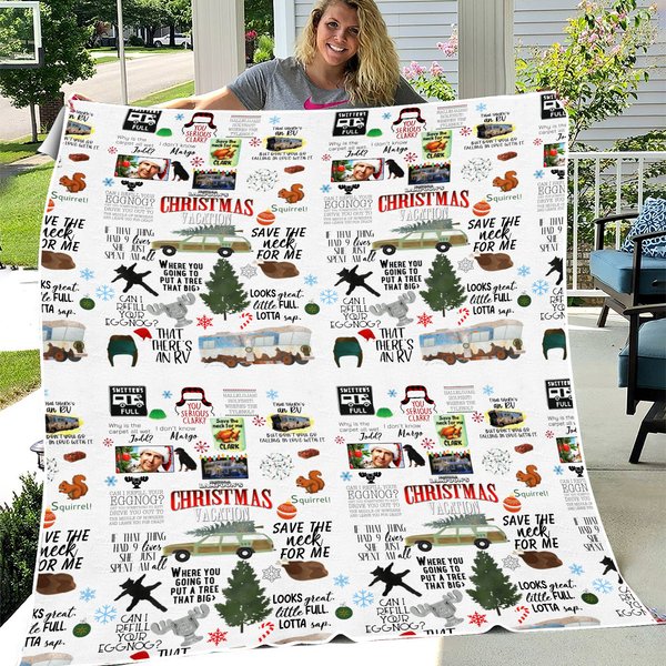 National Lampoons Christmas Vacation Sherpa Fleece Blanket-image