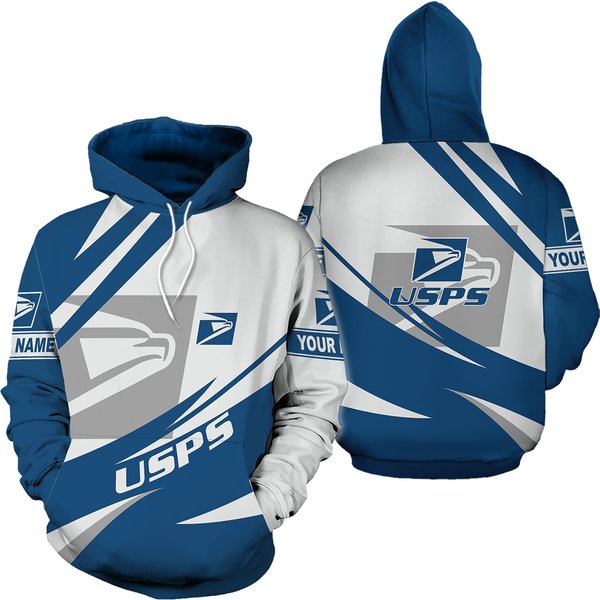 Personalized Postal Service Hoodie, 3D Printed Hoodie-image