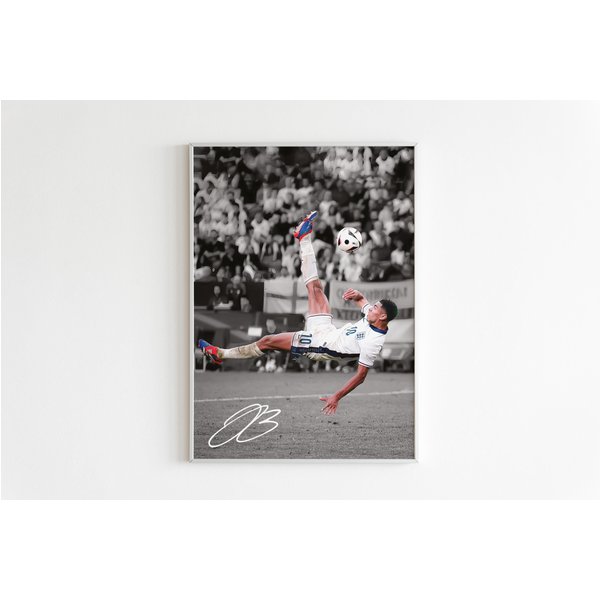 Jude Bellingham Poster, Football Print, Football Poster, Soccer Poster-image