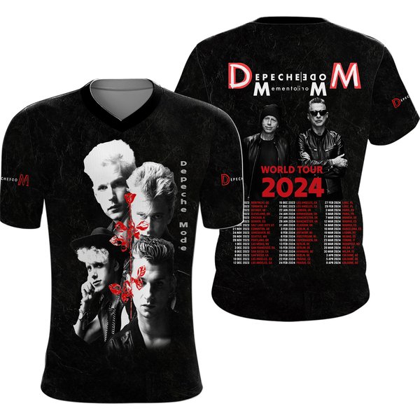 Depeche Mode Rock Band T-Shirt, Depeche Mode 3D Shirt-image