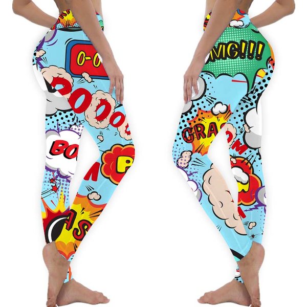 Comic Pop Art Leggings-image