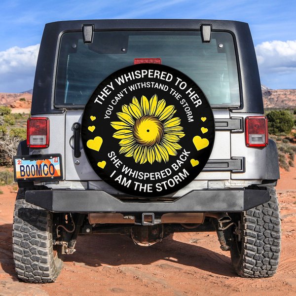 I Am The Storm Spare Tire Covers-image
