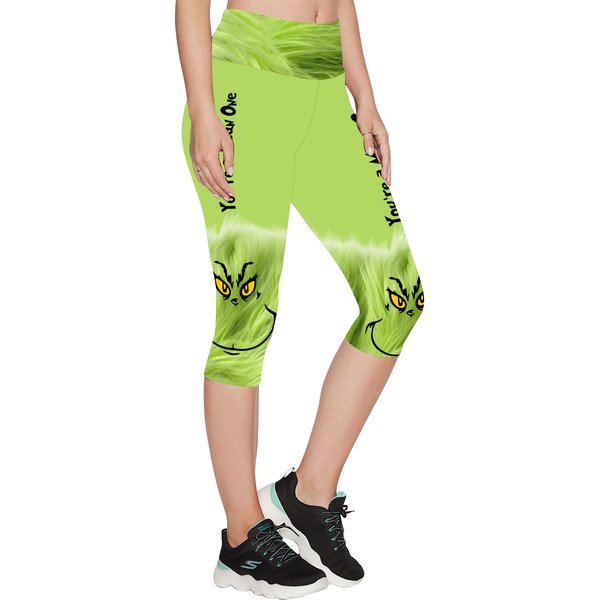 Grinched Christmas Leggings For Women-image
