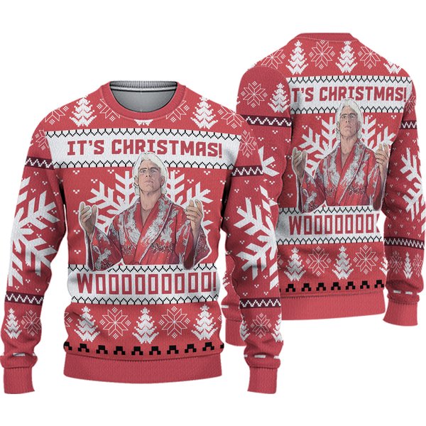 Ric Flair Its Christmas Woooo Ugly Sweater-image