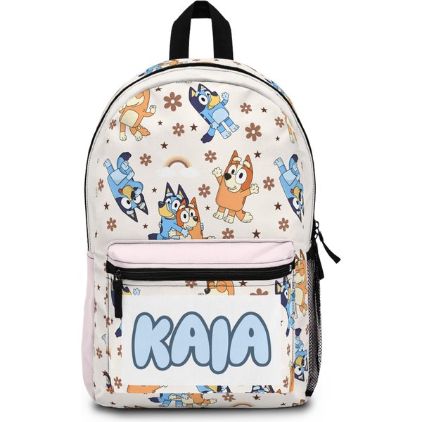 Personalized Blueydad And Bingo Backpack, Birthday Gifts