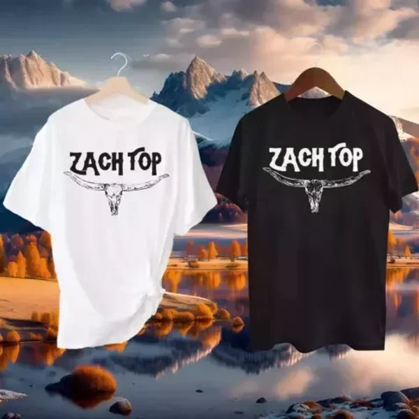 Zach Top Cold Beer Country Music Tour 2025 T Shirt Gift For Fan-image