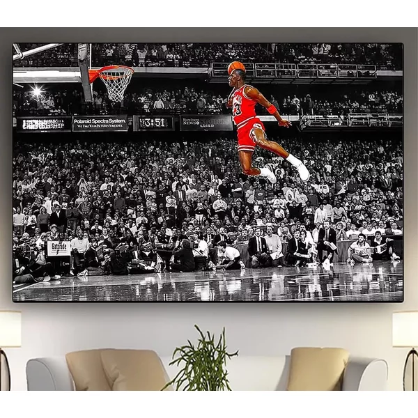 Michael Jordan - The Last Shot Basketball Poster-image