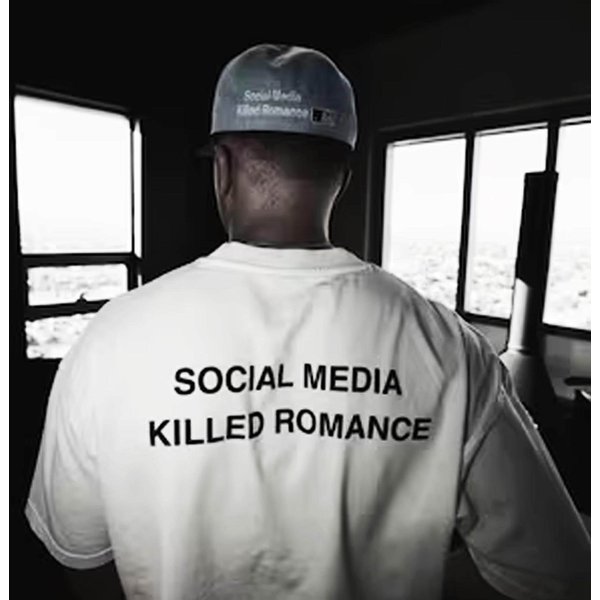 Social Media Killed Romance Shirt, Culture New Generation T-Shirt,, Romance T-Shirt,-image