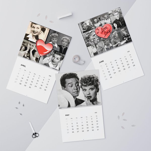 I Love Lucy 2025 Classic Design Wall Calendar Tv Lover - Gift For Fans Of Lucy - Love Letter