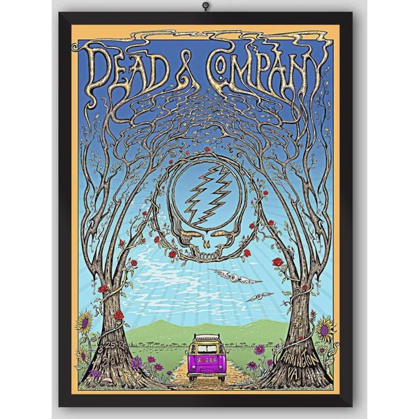 Dead & Company 2018 Lockn Silkscreen Concert Poster-image