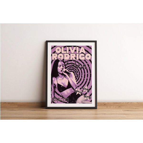 Olivia Rodrigo Poster Print | Olivia Rodrigo Artist Poster-image