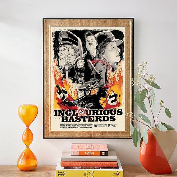 Inglourious Basterds A4 Size Vintage Movie Poster-image
