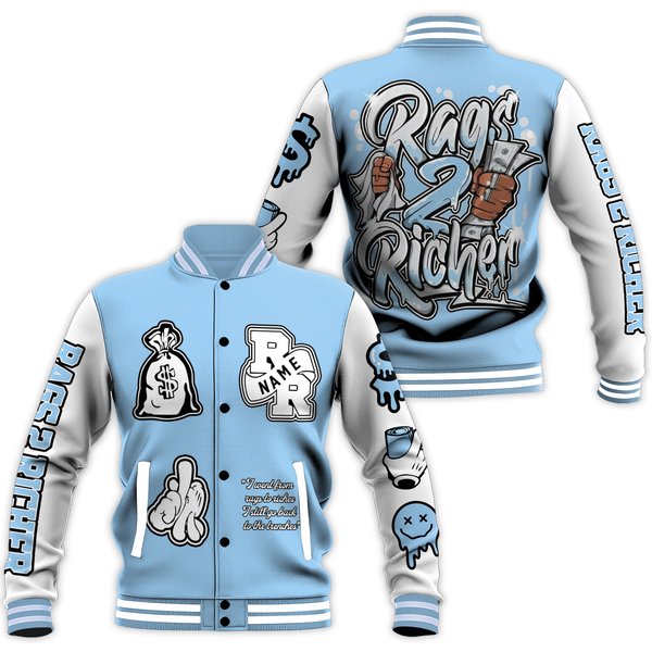 Custom Name Dunkare Legend Blue 11S Baseball Jackets-image