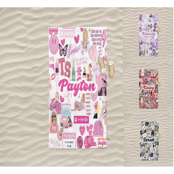 Personalized Monogram Beach Towel - Swift Towel By Ts-image