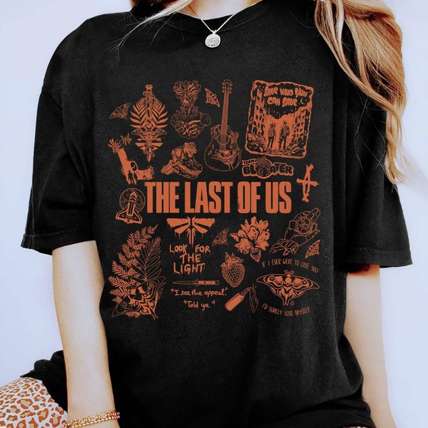The Last Of Us Movie Doodle Art Shirt, Vintage The Last Of Us Shirt-image