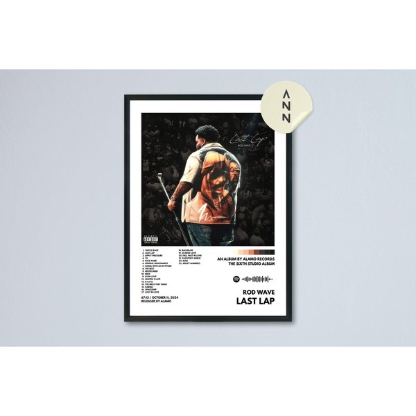 Rod Wave Last Lap Album Cover Poster - Home Decor-image