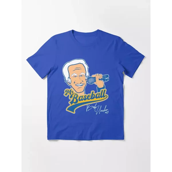 Mr Baseball Brewers Bob Uecker Baseball Tribute Essential T-Shirt-image