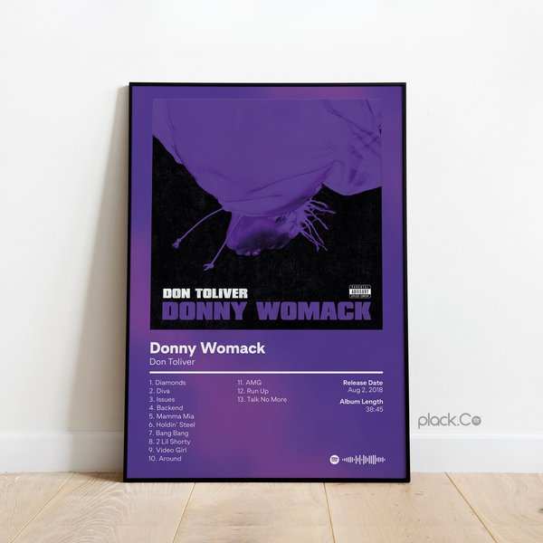 Don Toliver Donny Womack Hip Hop Poster-image
