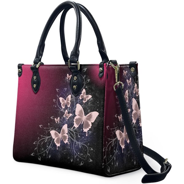 Butterfly Leather Handbag For Women