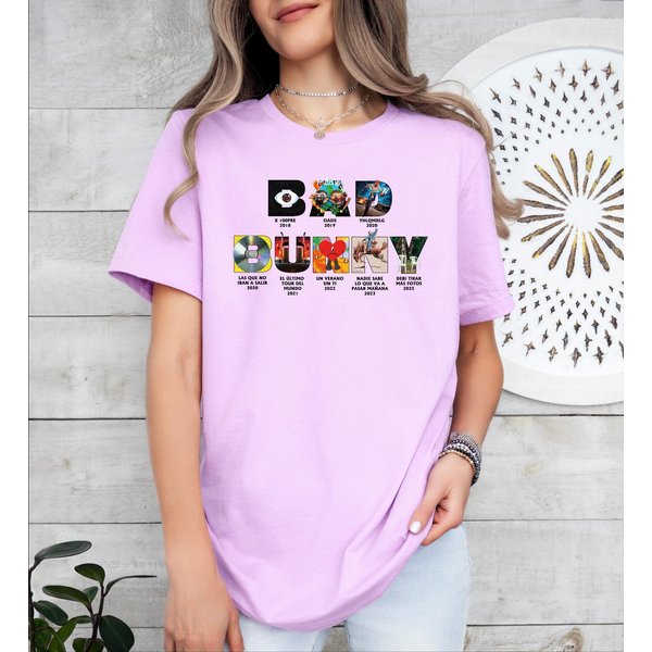 Bad Bunny Discography Unisex T-Shirt, Albums Shirt, Conejo Malo-image