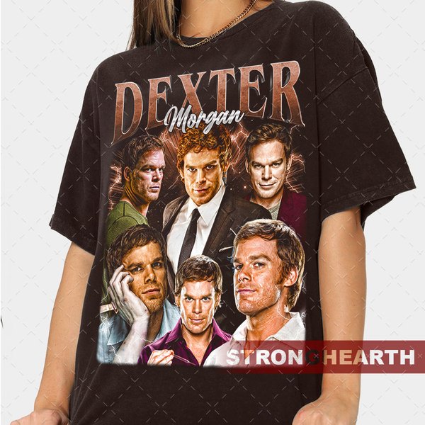 Dexter Morgan Vintage T-Shirt,Tv Series, Gift For Her-image