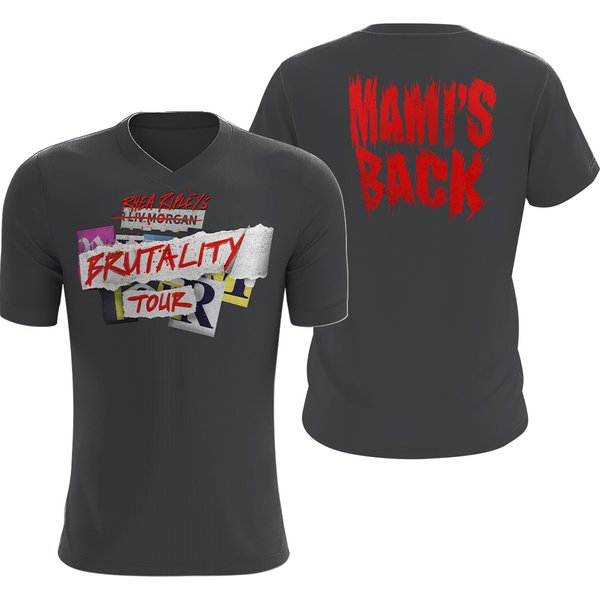 Rhea Ripley Brutality Tour T-Shirt - Black-image