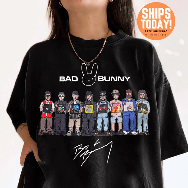 All Albums Bad Bunny New Album Shirt, Debi Tirar Mas Fotos-image
