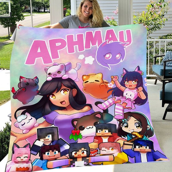 Aphmau - Cute Art Sherpa Fleece Blanket-image