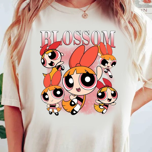 Blossom Powerpuff Girls Shirt, Power Puff Girls Shirts-image