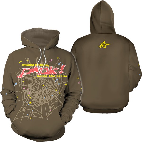 Sp5der Pink! Black Hoodie