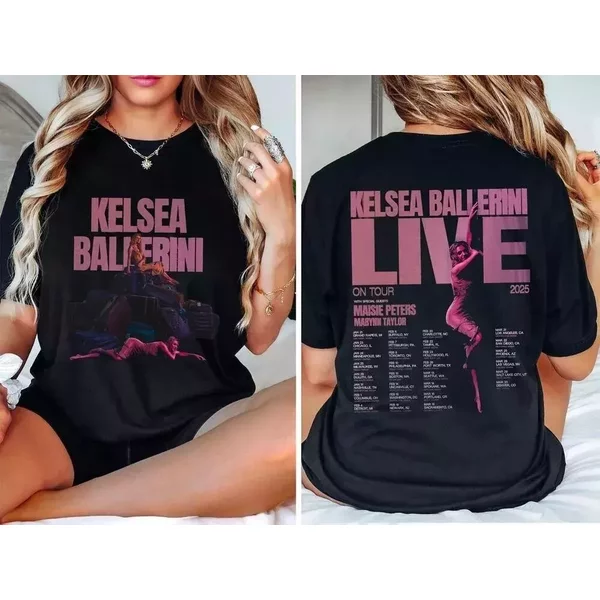 New Kelsea Ballerini 2025 Tour Gift For Fans Unisex S-5Xl Shirt-image