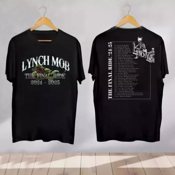 Lynch Mob The Final Ride 2024-2025 Gift For Fans Unisex All Size Shirt-image