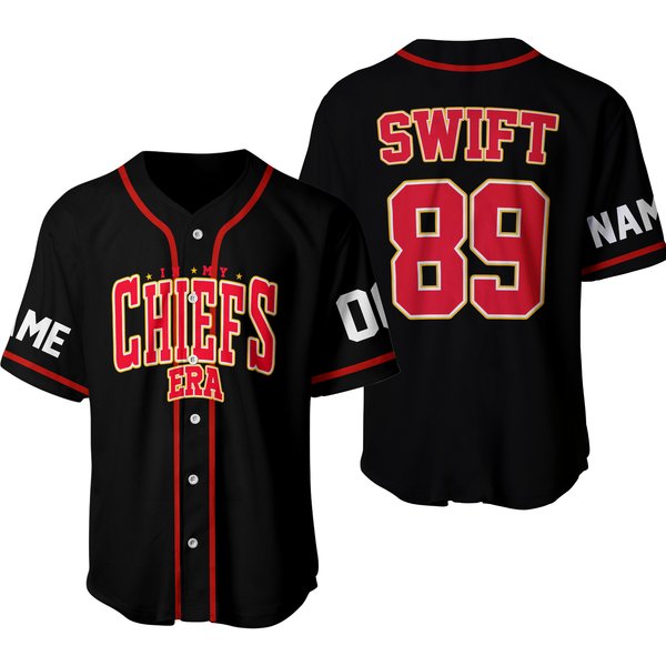 Personalized Travis Kelce Jersey Shirt, Vintage Travis Kelce Baseball Jersey-image