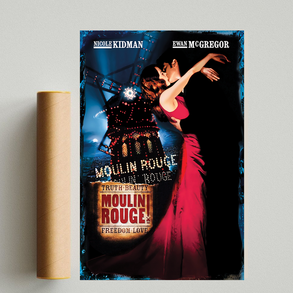 Moulin Rouge! (2001) Movie Poster, Nicole Kidman Movie Moulin Rouge! Poster-image