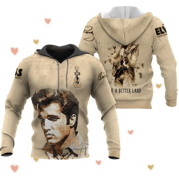 Elvis Presley Hoodie, Dream Of A Better Land Hoodie, Elvis Presley Tee, Elvis Presley Merch