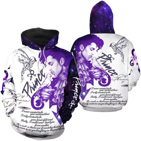 Prince Pur Rain 3d Hoodies